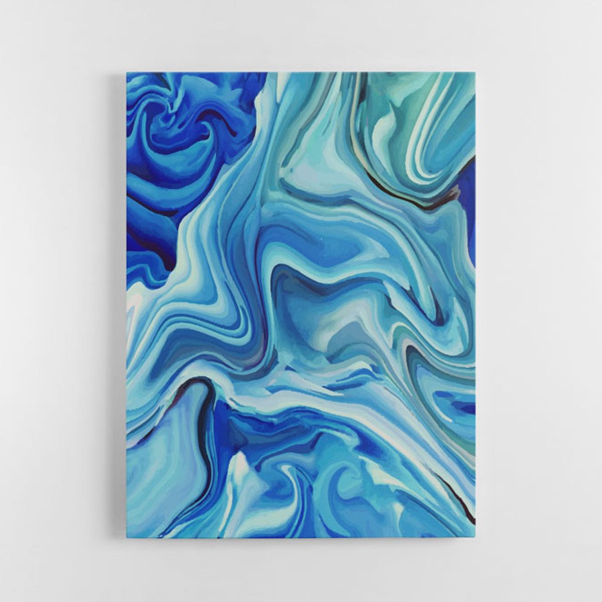 TAYRONA STORE - Cuadro En Lienzo Para La Sala Abstracto Colores 22 100x135cm