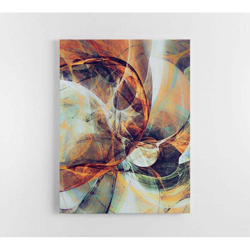 TAYRONA STORE - Cuadro En Lienzo Para La Sala Abstracto 262 75x100cm