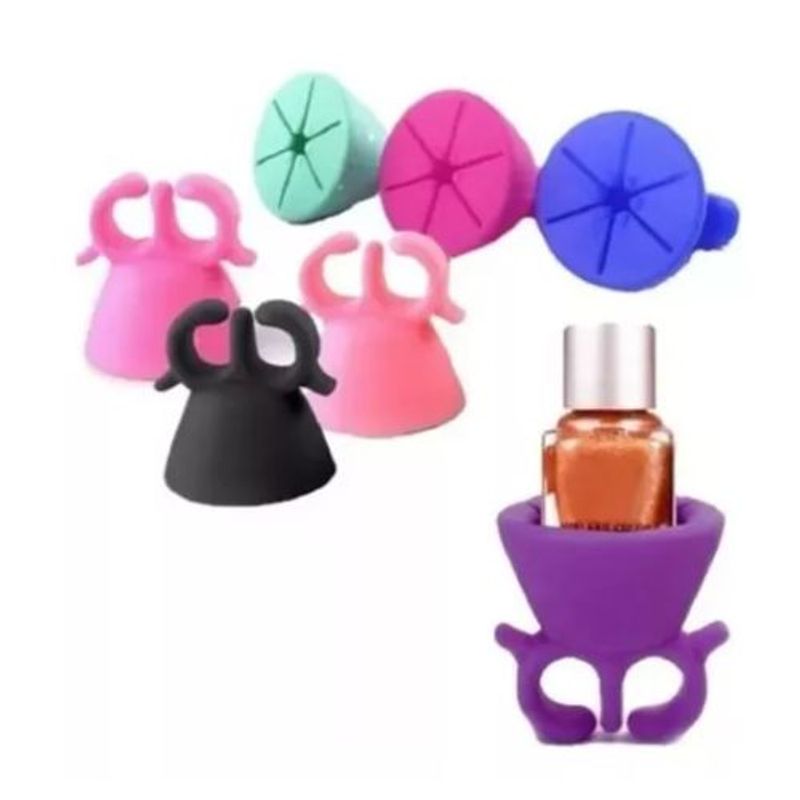 AFM - Anillo Porta Esmalte  Accesorio De Uñas Innovador Manicure