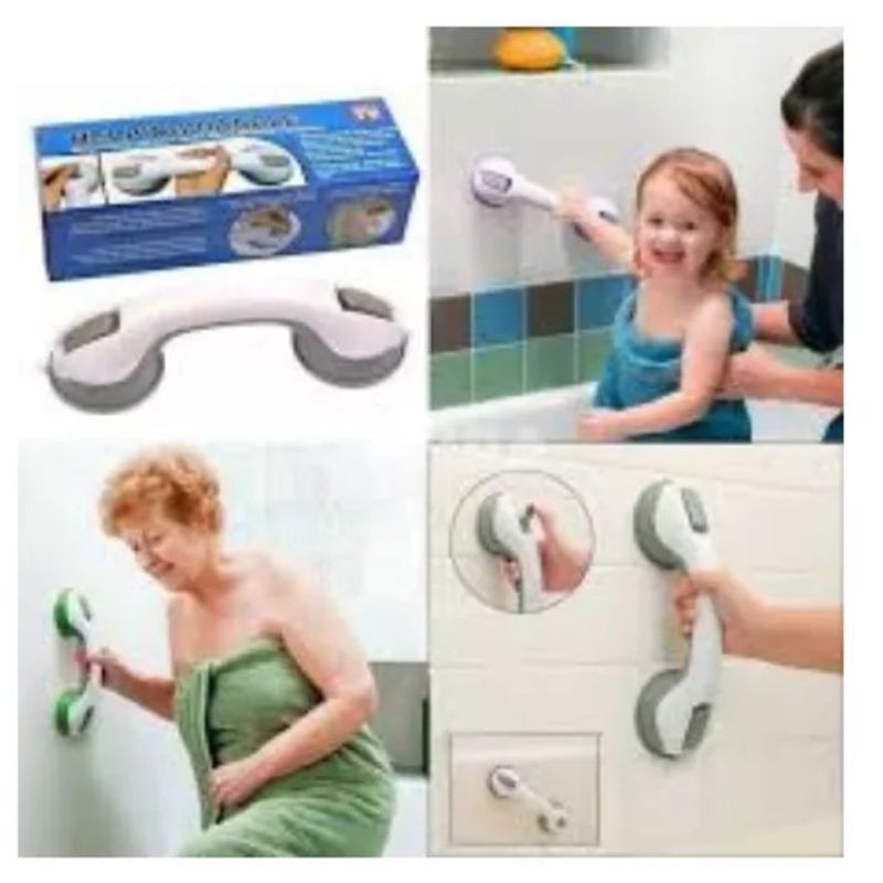 GENERICO - Agarradera de baño soporte con ventosas dr-185