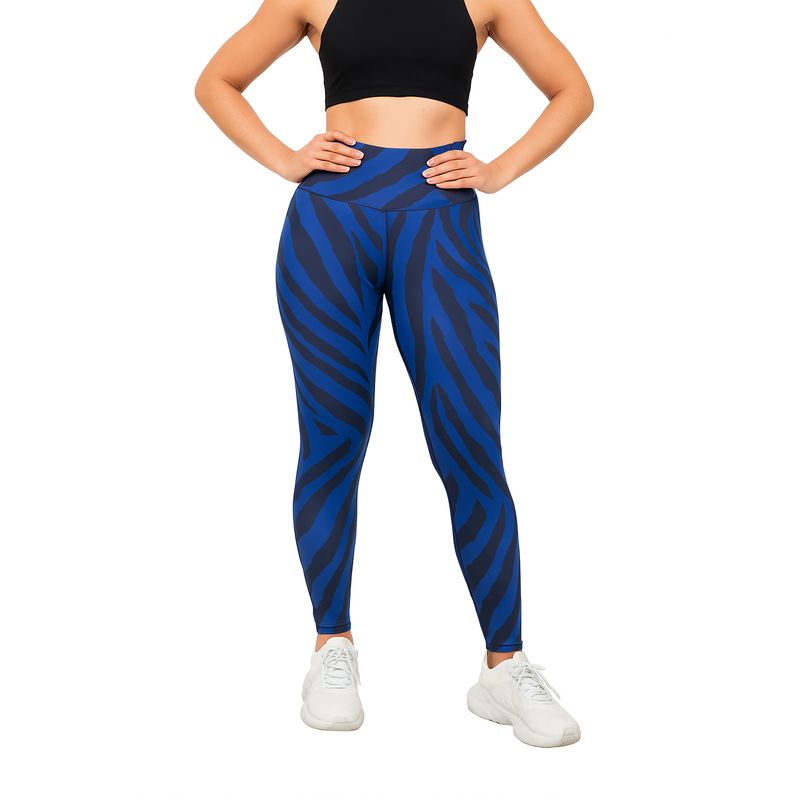 KRUNNER - Leggings Estampado licra deportiva para mujer Pretina alta  KRUNNER.