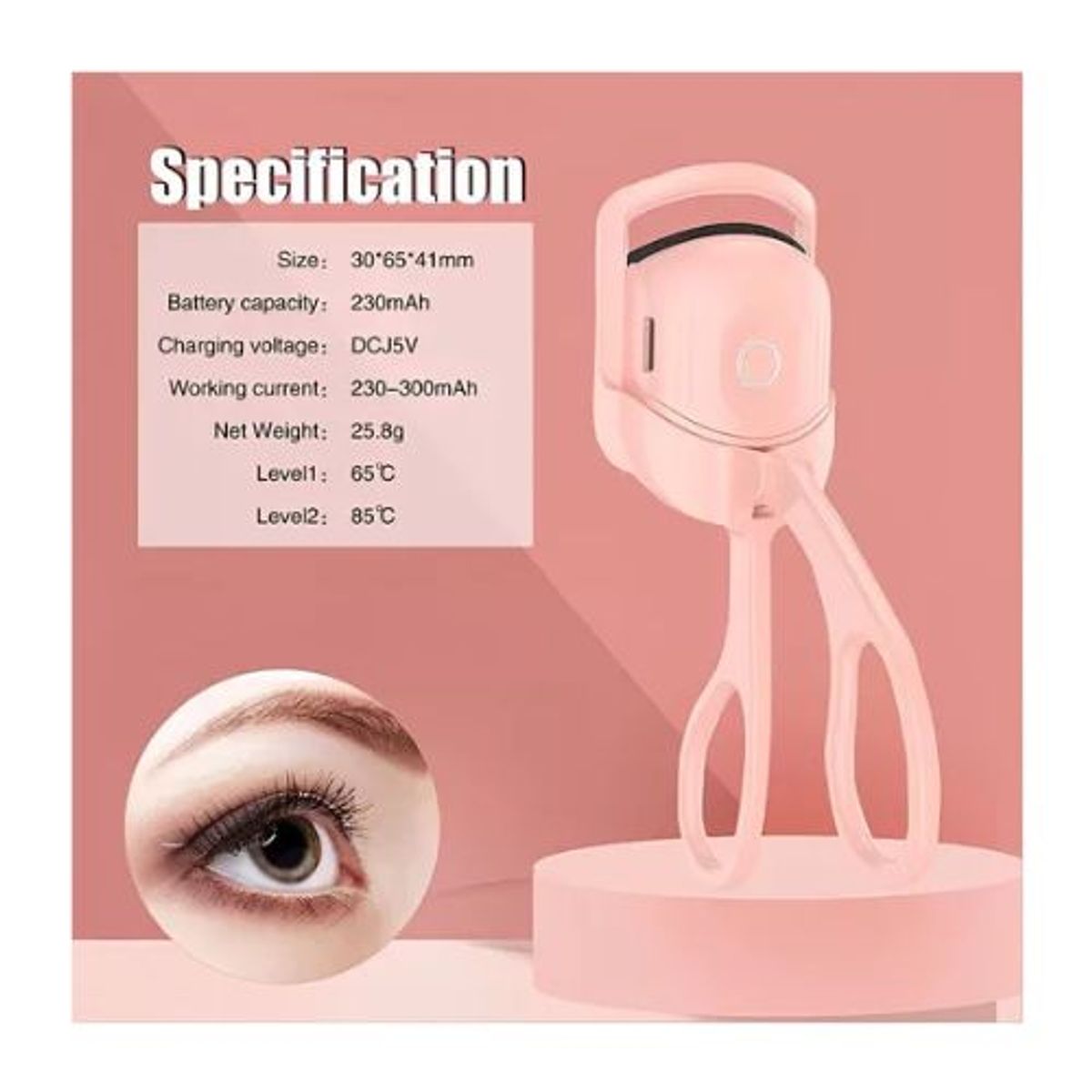 AFM - Encrespador  Eléctrico Pestañas con USB