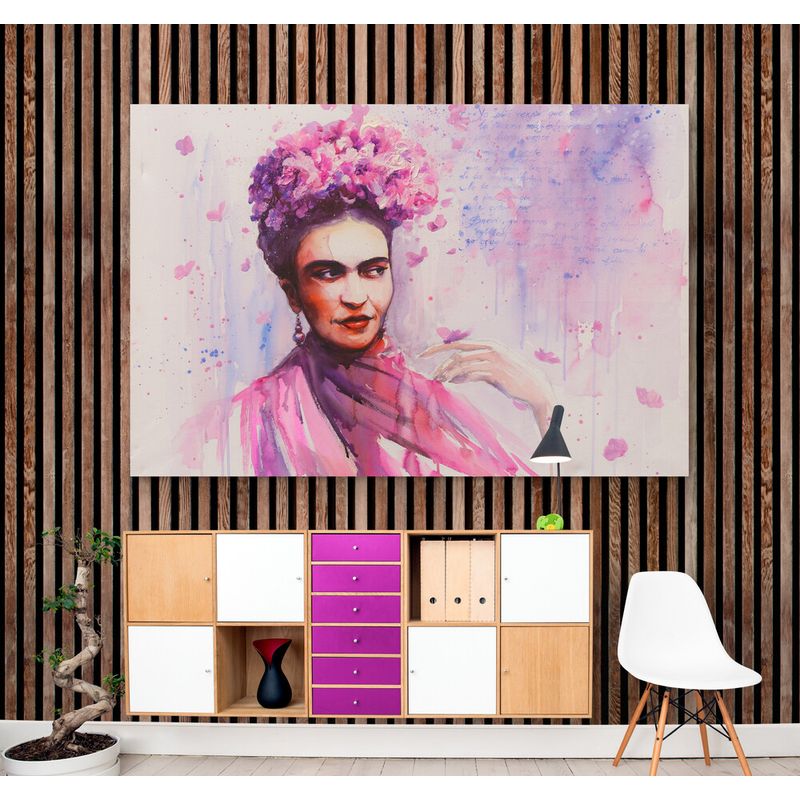 TAYRONA STORE - Cuadro En Lienzo Para La Sala Frida 017 70x50cm