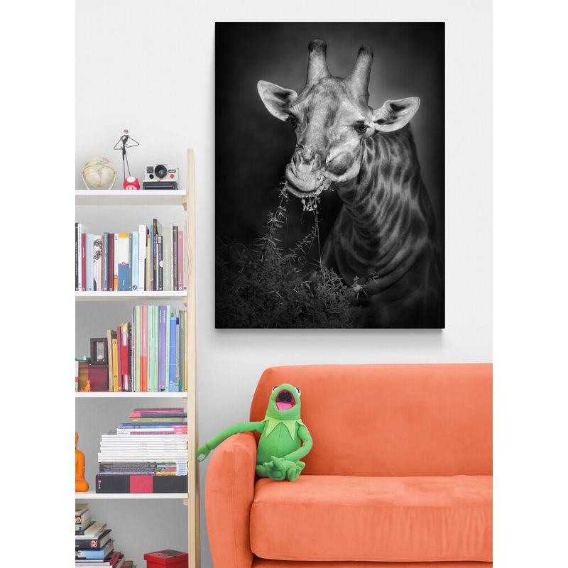 TAYRONA STORE - Cuadro En Lienzo Para La Sala Girafa 01 120x160cm