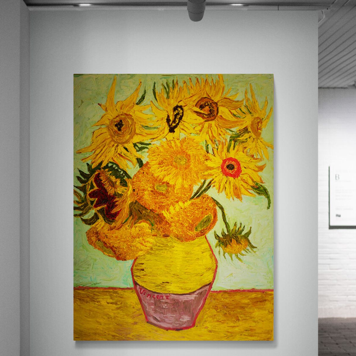 TAYRONA STORE - Cuadro En Lienzo Para La Sala Girasoles De Van Gogh 002 60x80cm