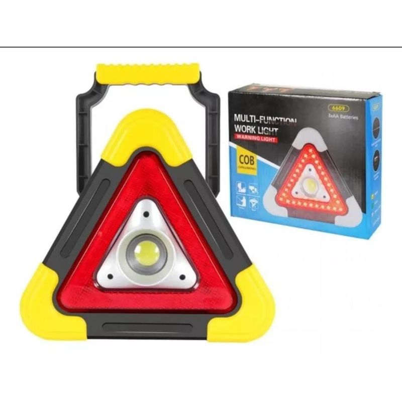 GENERICO - TRIANGULO RECARGABLE PARA VEHICULO- SEGURIDAD VIAL