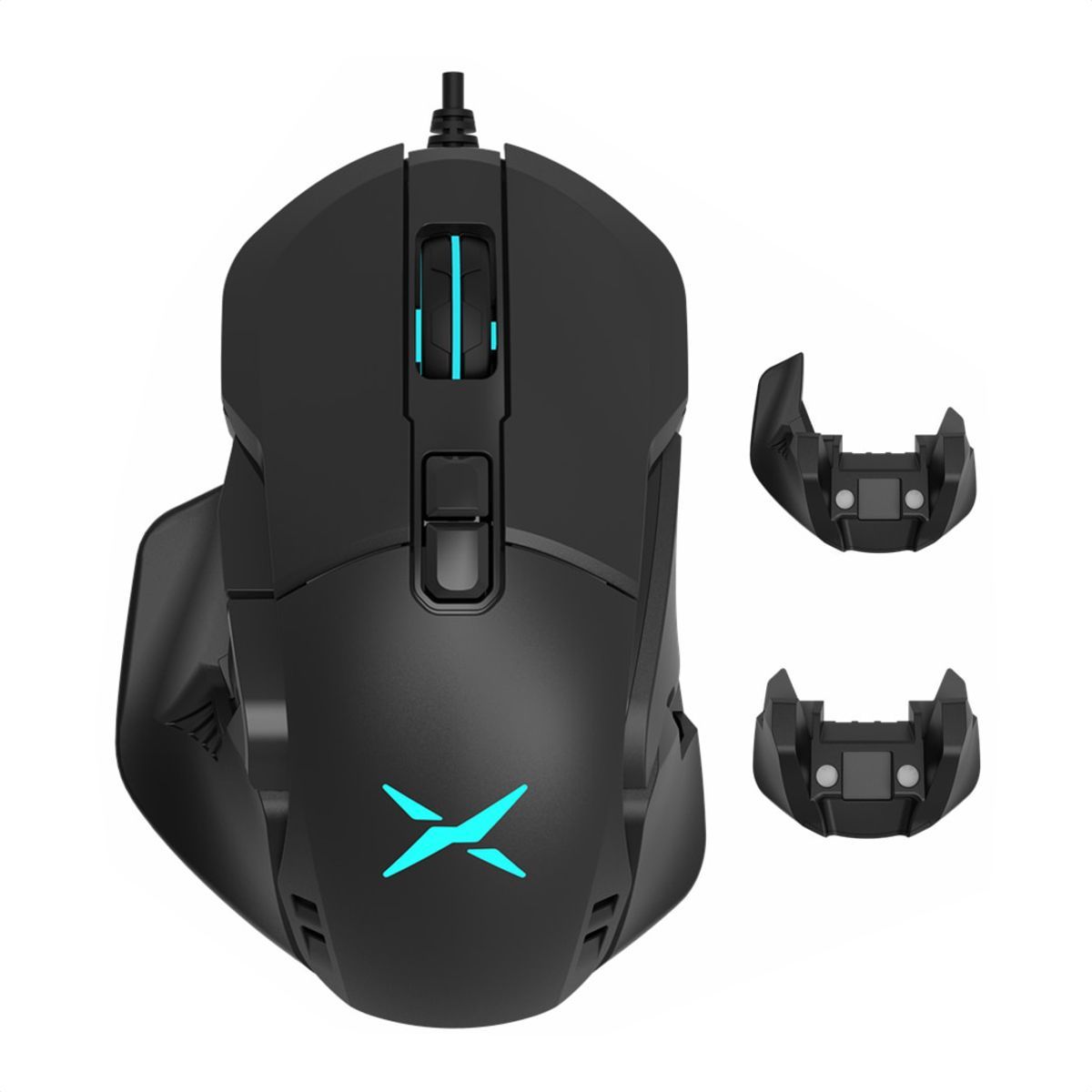 DELUX - Mouse Gamer Inalámbrico Recargable Delux M629 RGB  16000DPI