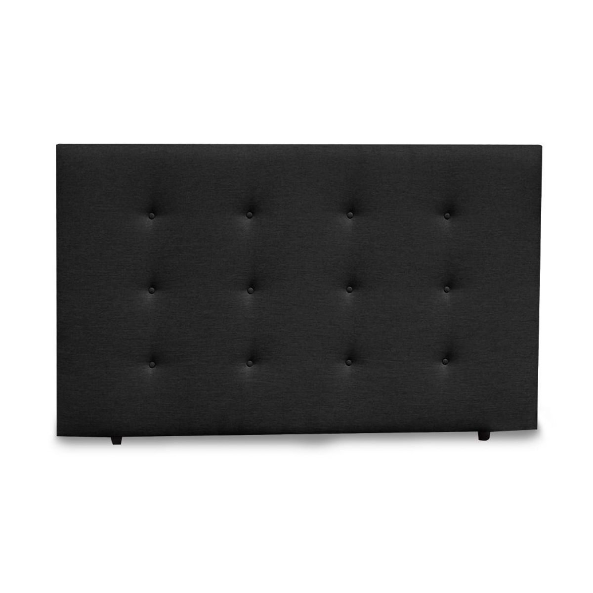 MAGIC CLASS - CABECERO NAIROBI DE PISO120X120 MICROFIBRA NEGRO