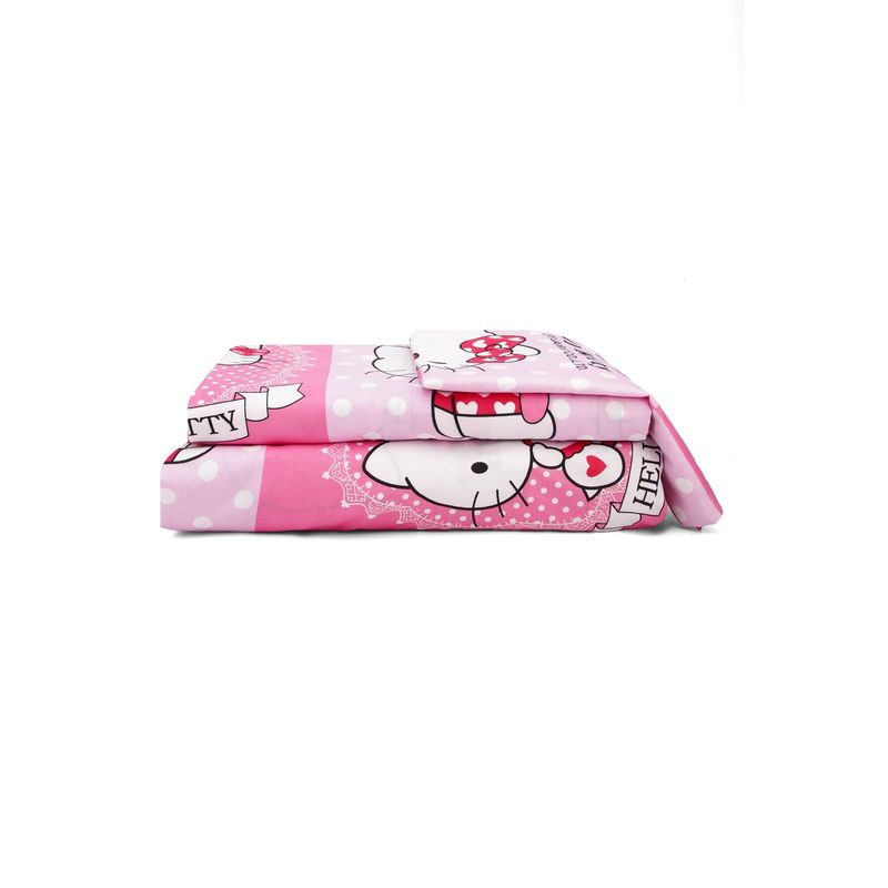 GENERICO - Juego de Sábanas King Rosa Polialgodón 180 Hilos INCO SRK