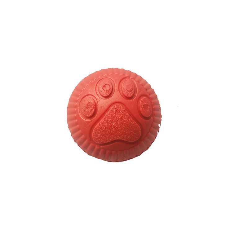 SOLEPET - PELOTA PEQUEÑA MACIZA-ROJO