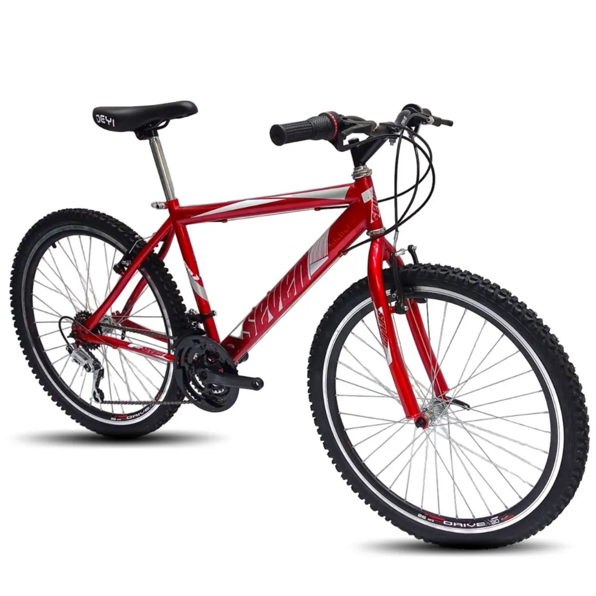 ATILA - Bicicleta Todo Terreno 26 Rines en Aluminio 18 Cambios Rojo