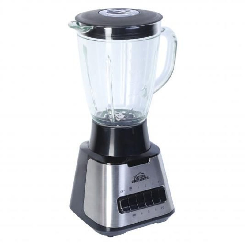 HOME ELEMENTS - Liccuadora 6 Vel + 2 Pulsos  1.5L Jarra vidrio
