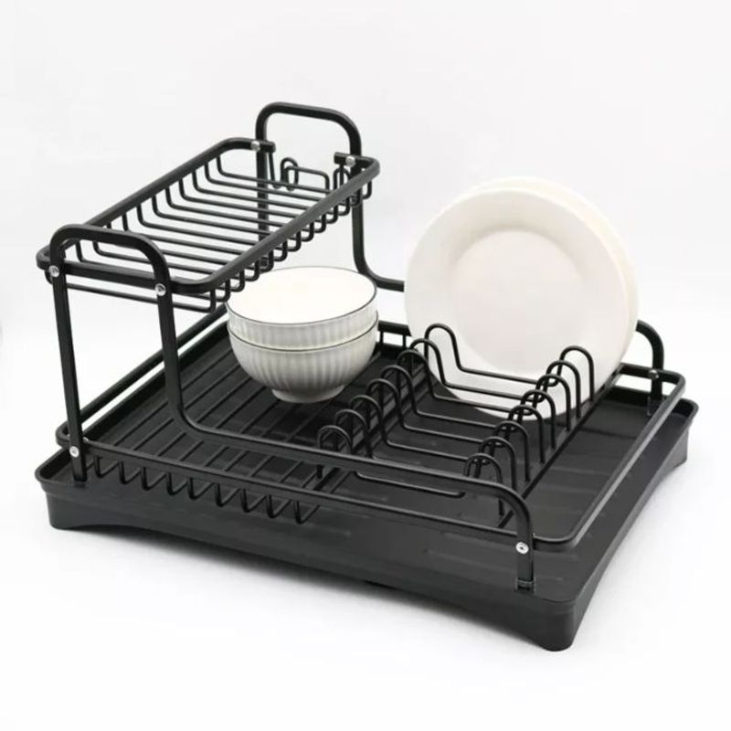 GENERICO - Locero platero escurridor platos acero inoxidable dr-201