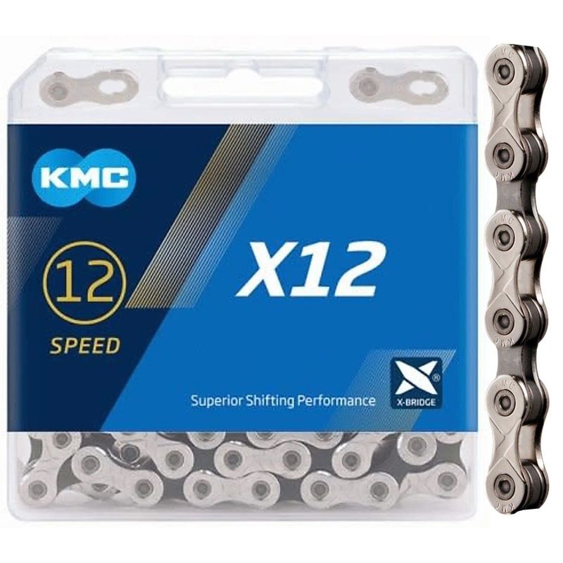 KMC - Cadena Kmc 12 Velocidades Bicicleta Ruta Mtb Shimano Sram