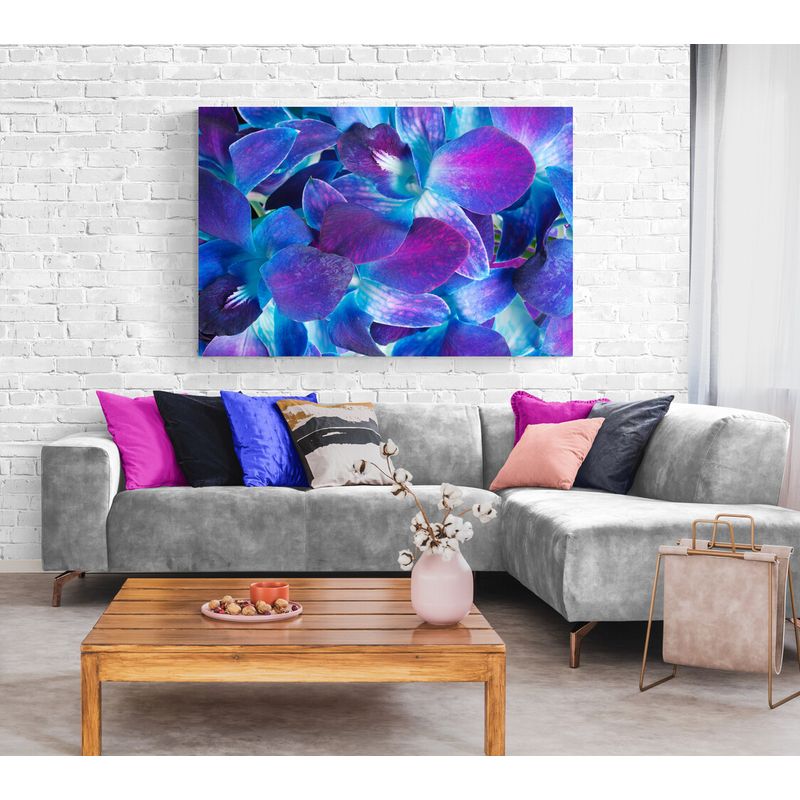 TAYRONA STORE - Cuadro En Lienzo Para La Sala Flores 395 70x50cm