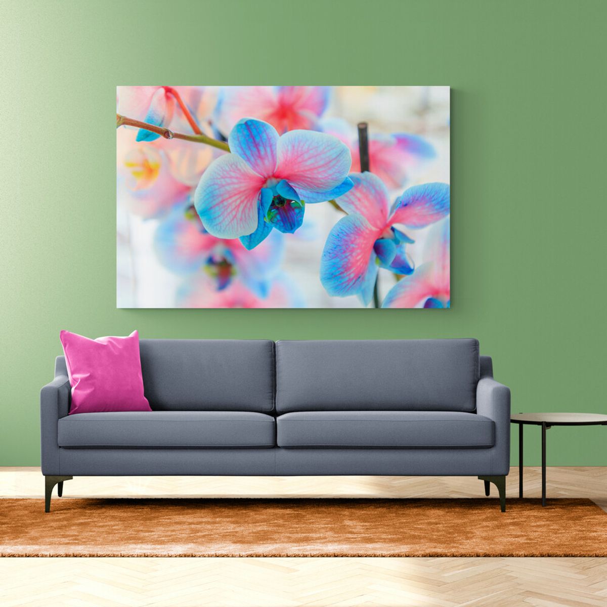 TAYRONA STORE - Cuadro En Lienzo Para La Sala Flores 414 50x35cm