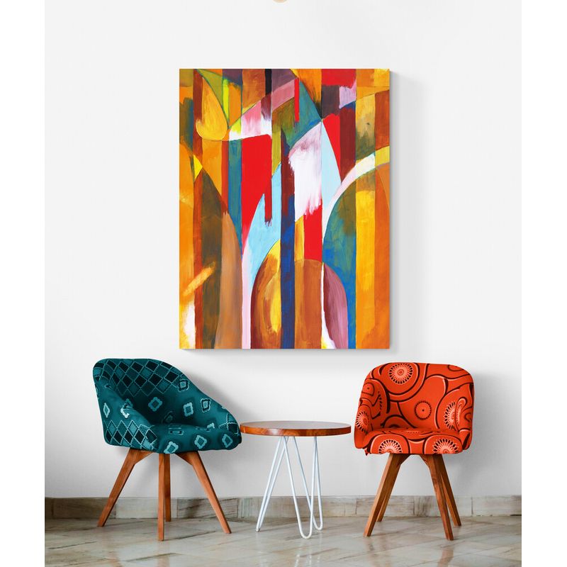 TAYRONA STORE - Cuadro Lienzo Para La Sala Pintura Abstracta 179 120x160cm