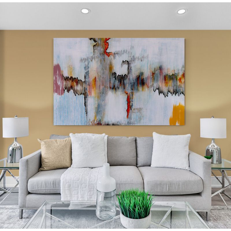 TAYRONA STORE - Cuadro En Lienzo Para La Sala Pintura Abstracta 182 50x40cm