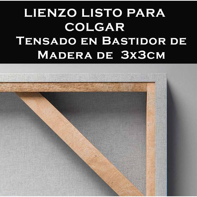TAYRONA STORE - Cuadro En Lienzo Para La Sala Pintura Arboles 057 100x80cm