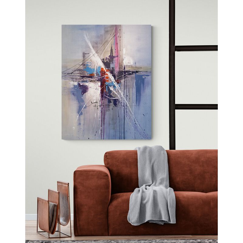 TAYRONA STORE - Cuadro En Lienzo Para La Sala Pintura Abstracta 123 30x40cm