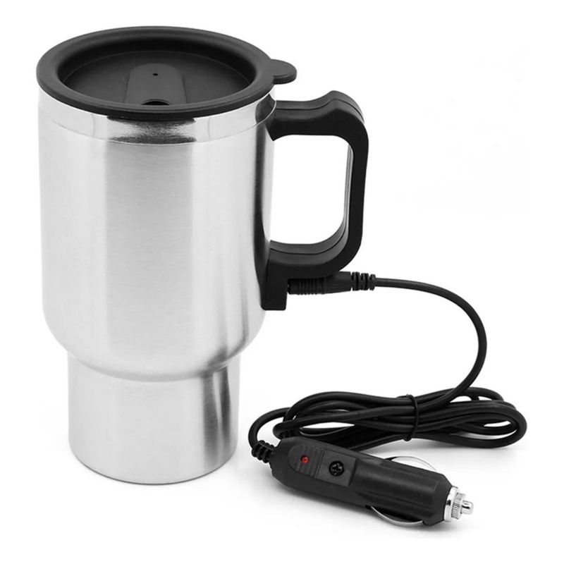 B EQUIP - Termo Electrico Para Carro Inoxidable 450 ml B-EQUIP 12V