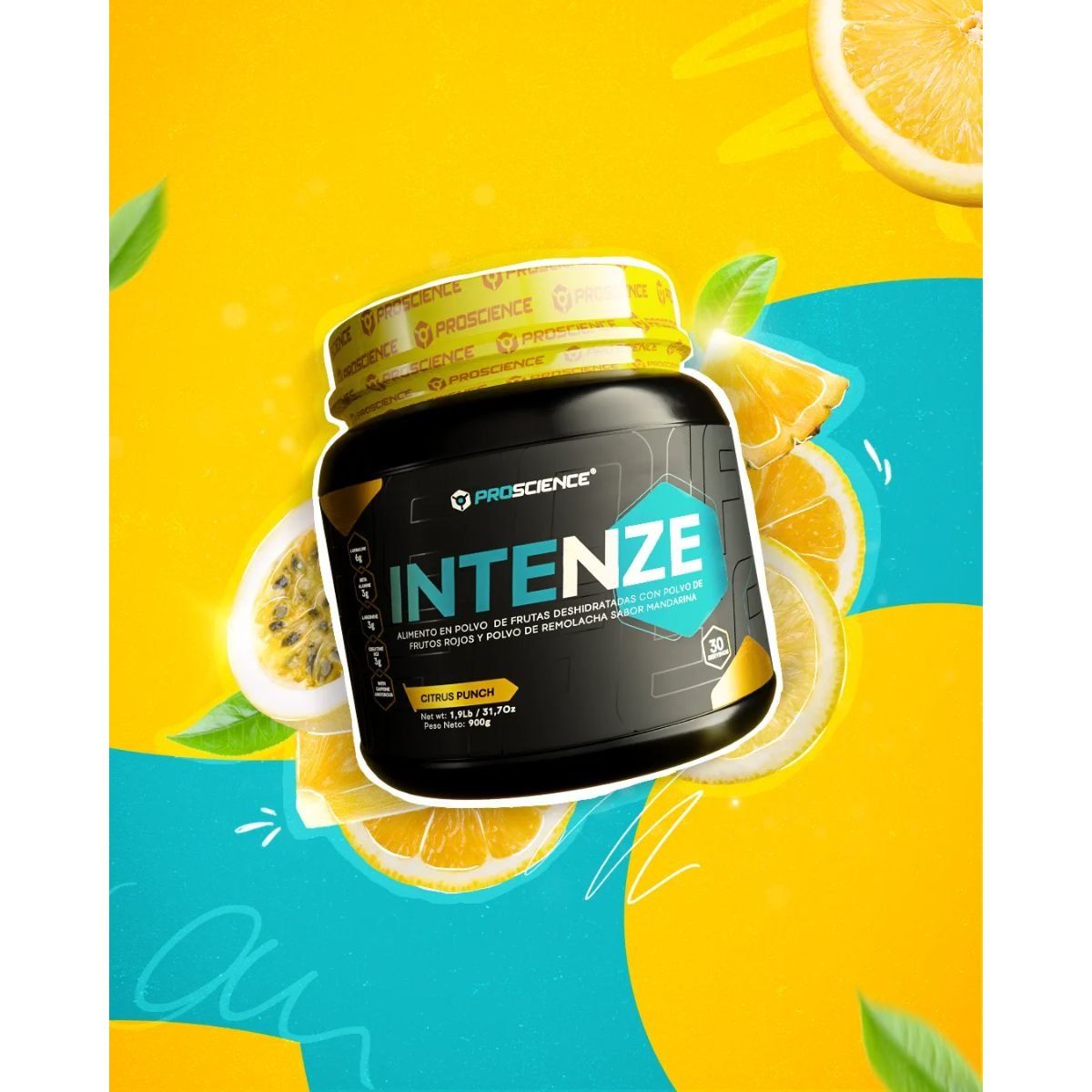 PROSCIENCE - Intenze Pre-workout 30 Serv. Proscience - Citrus Punch