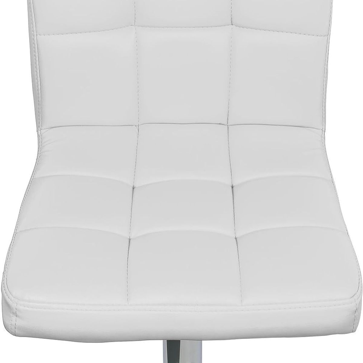 MOBLIHOUSE - Set X3 Silla Bar Giratoria Espaldar Acolchada Blanca Moblihouse
