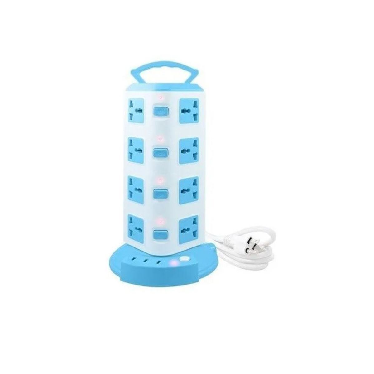 GENERICO - Torre Vertical Multitoma 16 Conexión 4 Pisos 2500w X3 Usb
