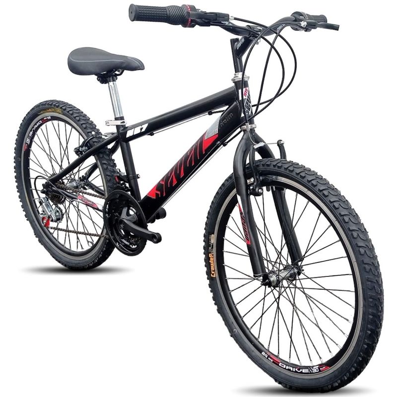 ATILA - Bicicleta Todo Terreno Niño 20 Rines en Aluminio 18 cambios