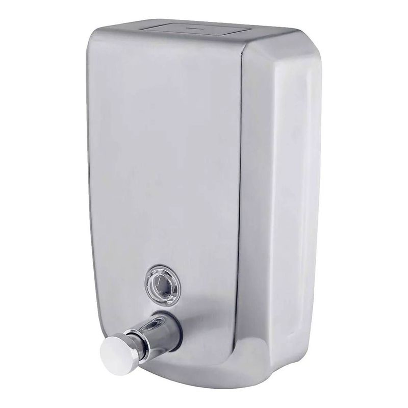 GENERICO - Dispensador Jabón Liquido Pared Metálico 500 Ml Push Institucional