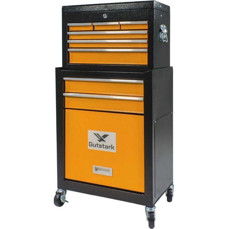 GUTSTARK - Gabinete Gutstark Estante Acero Herramientas Movil 9 Cajones