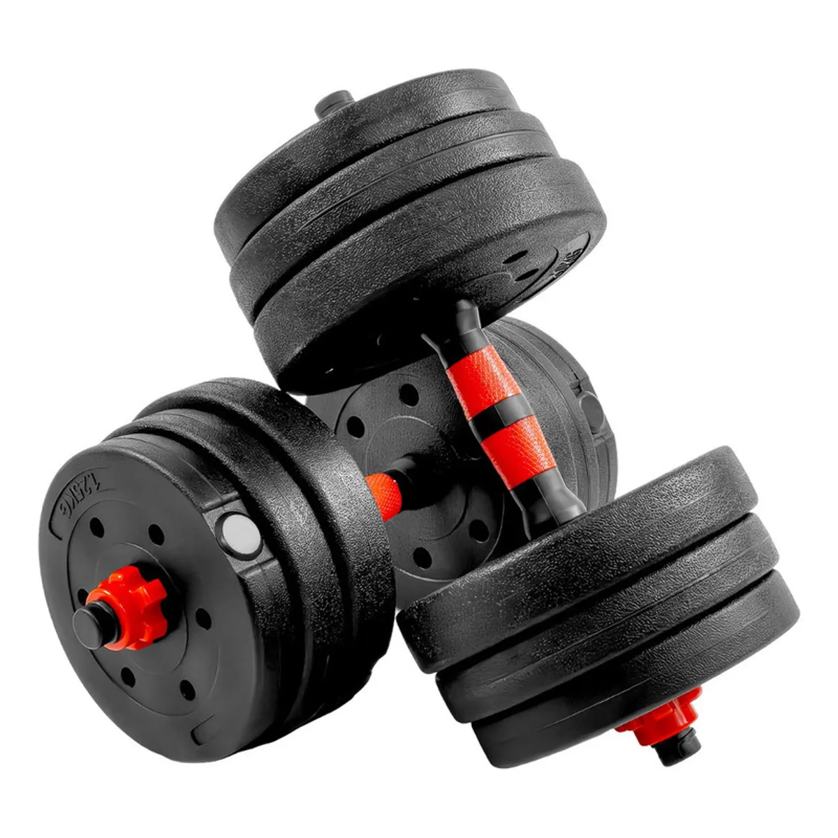 CENTURFIT - Set Mancuernas Ergonómica Centurfit Ajustables 12 Pesas 20kg