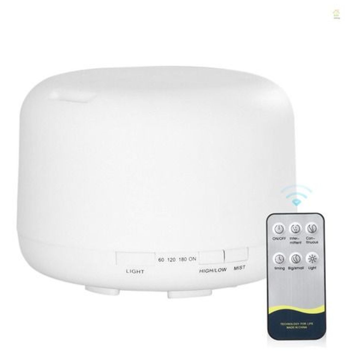 GENERICO - Difusor De Aromas 500 Ml Control Remoto Humidificador