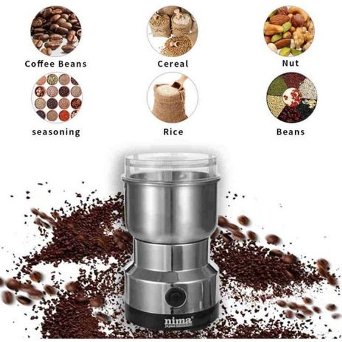 GENERICO - Molino Moledor De Café Y Especias Pequeñas Eléctrico
