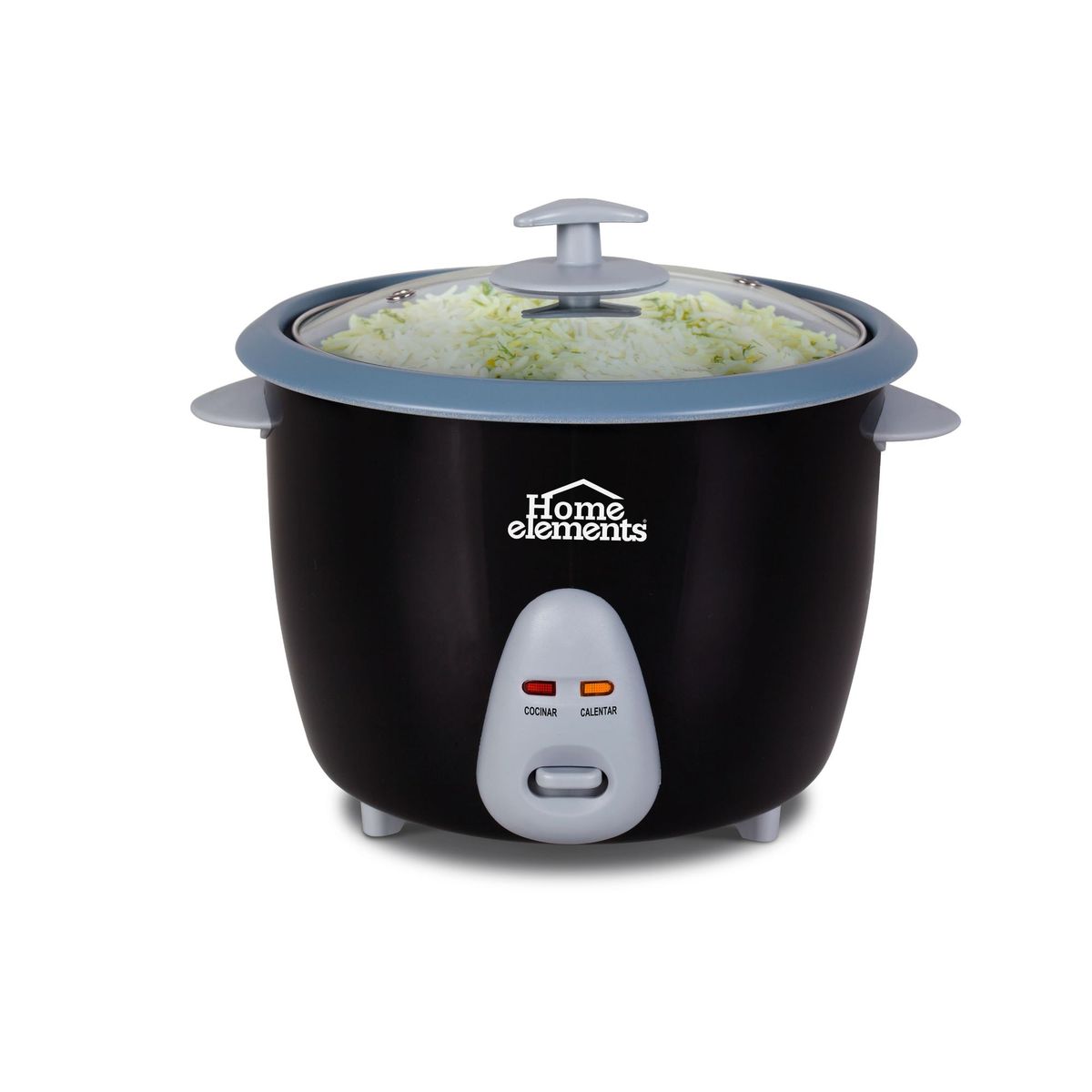 HOME ELEMENTS - Olla Arrocera 1,0 L  Negra Home Elements