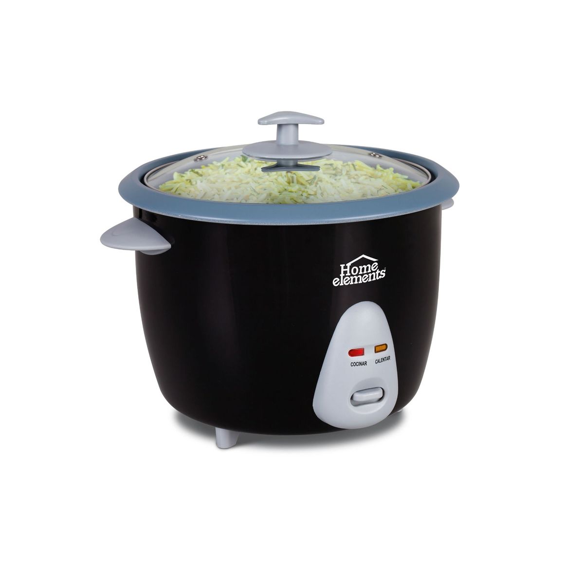 HOME ELEMENTS - Olla Arrocera 1,0 L  Negra Home Elements
