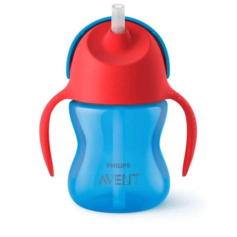 AVENT - Vaso bebe Anti Goteo Entrenador Niña pitillo Avent Rojo