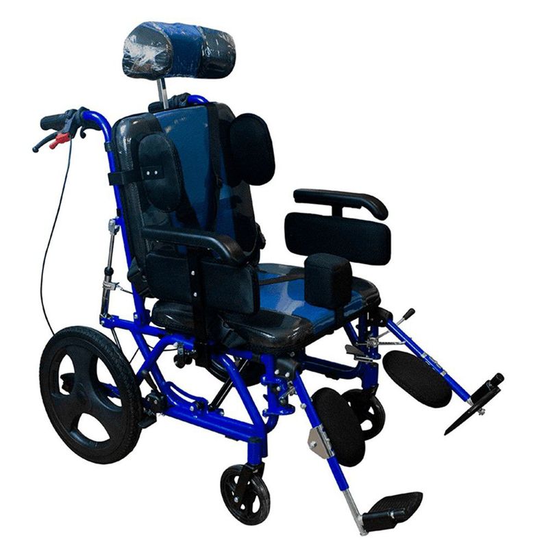 GENERICO - Silla Ruedas Neurolóica Aluminio Adulto Escritorio 880
