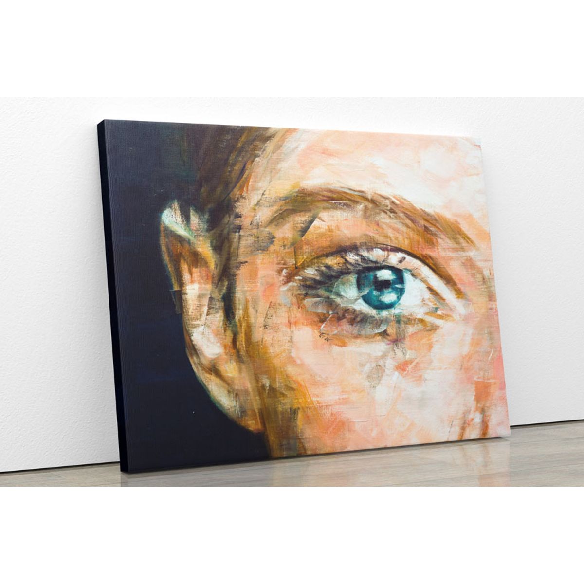 TAYRONA STORE - Cuadro En Lienzo Para La Sala Ojo Pintura 05 100x75cm