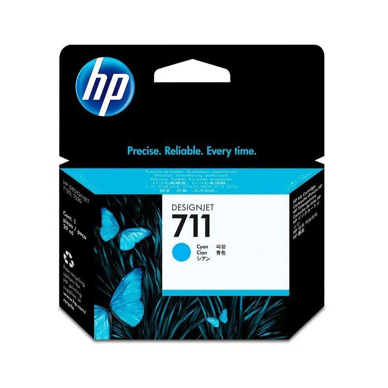 HP - Cartucho de Tinta HP 711 Cyan DesignJet de 29 ml
