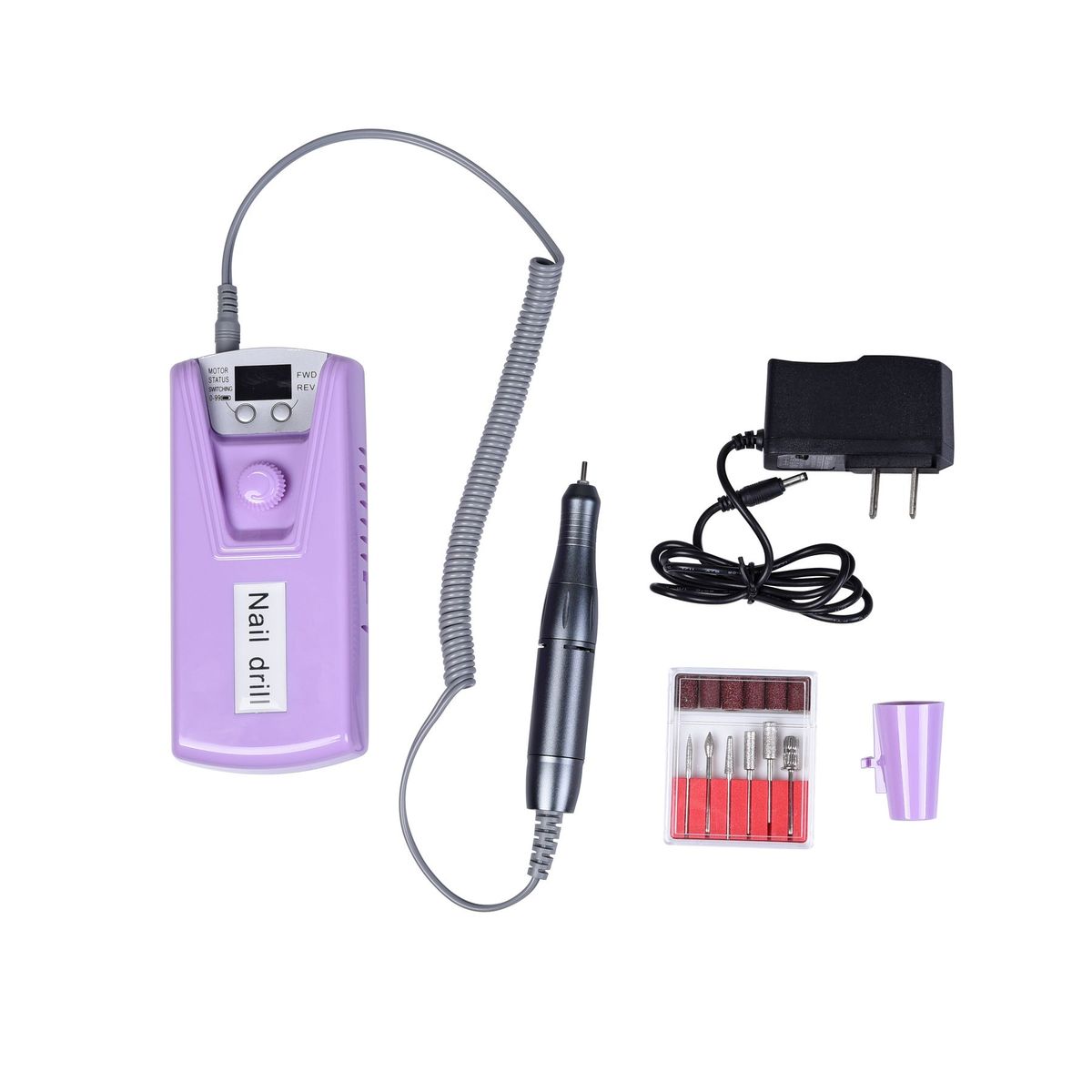 SUBE - Kit Pulidor De Uñas Recargable Portatil Profesional Digital