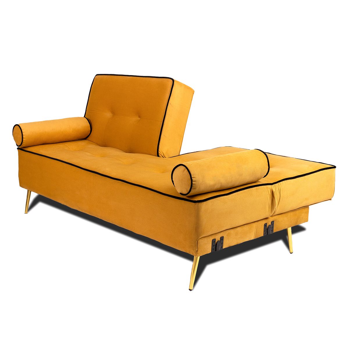 ARMONIA HOME - Sofá Murcia Mostaza 3PTOS