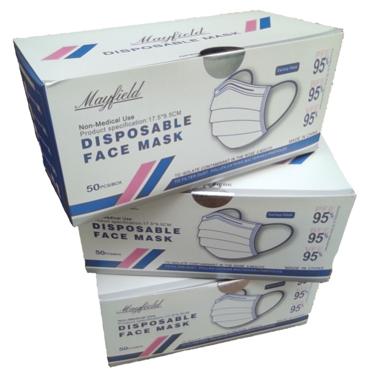 GENERICO - TAPABOCAS TERMOSELLADO MAYFIELD EMPQ INDIVL