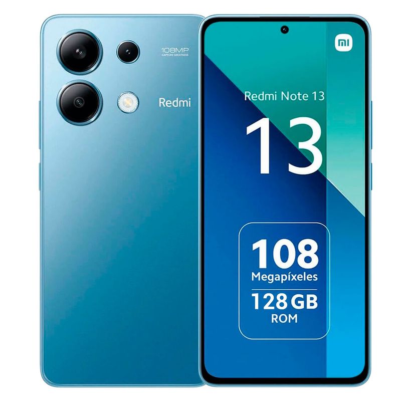 XIAOMI - Celular Redmi Note 13 8RAM 256GB 5000mAh 33w Azul