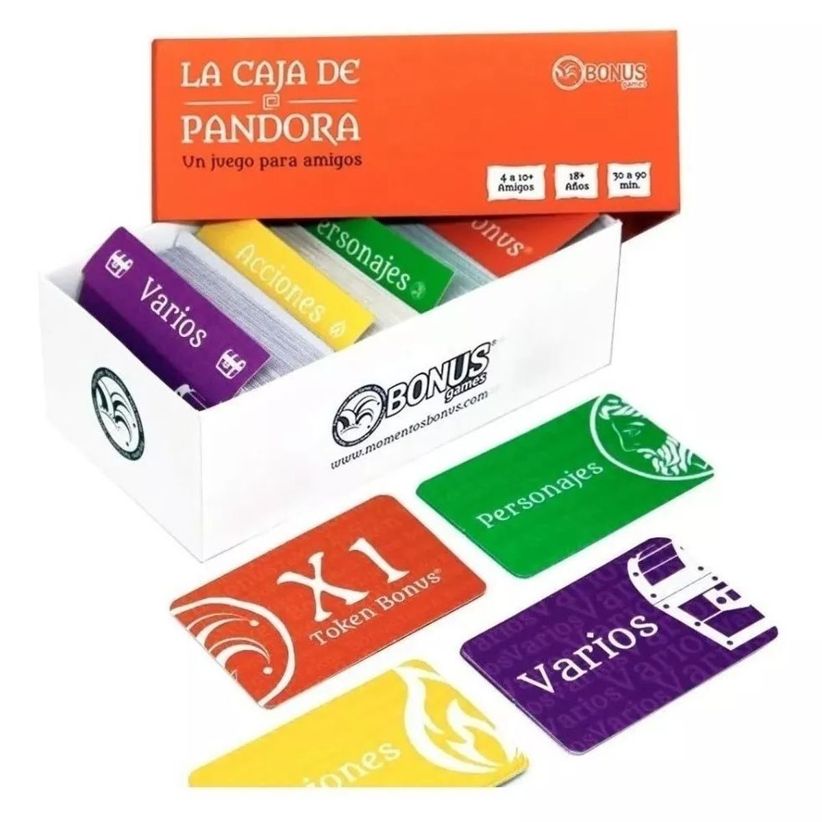 DEVIR - Juego De Mesa La Caja De Pandora Colombiano Cartas Adultos