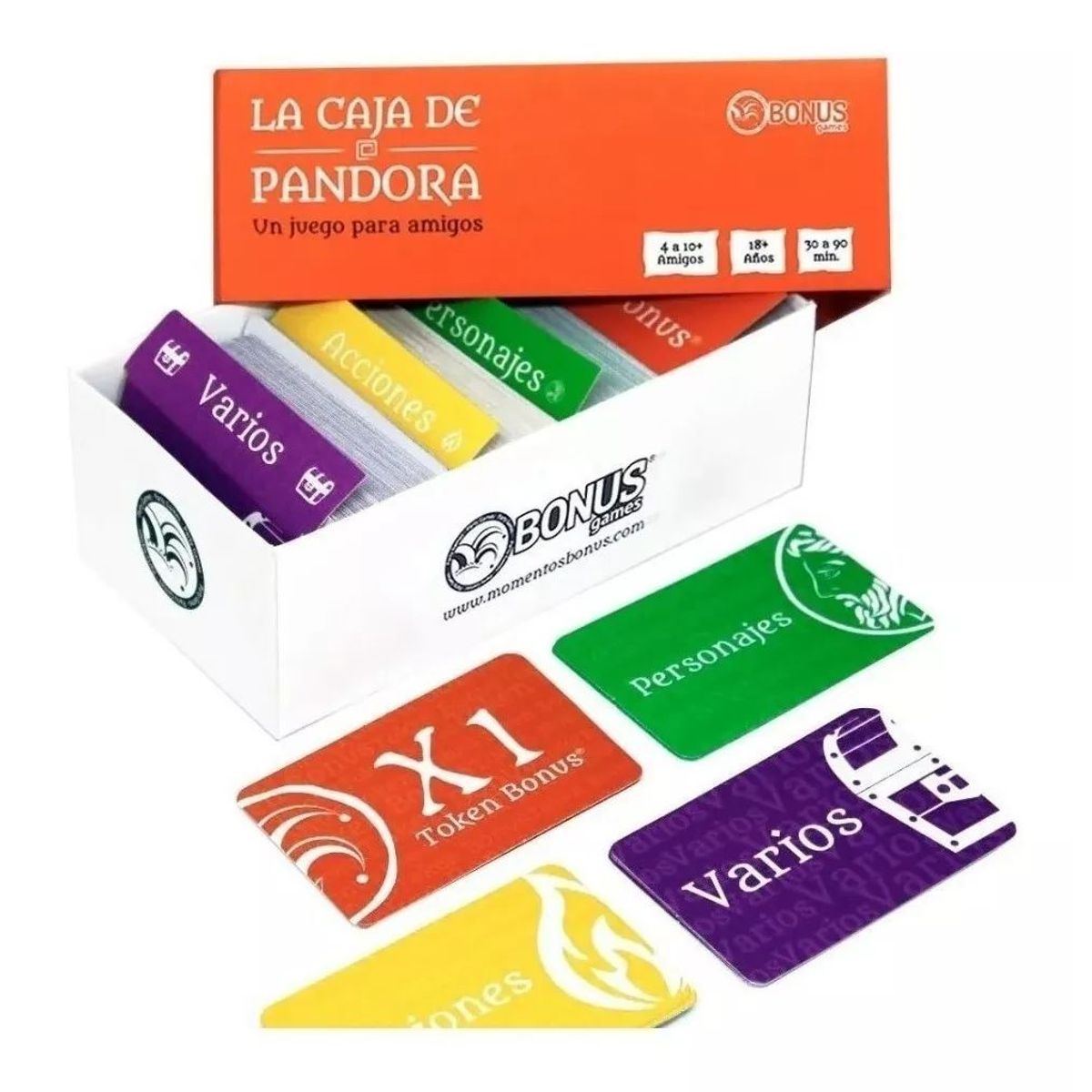 DEVIR - Juego De Mesa La Caja De Pandora Colombiano Cartas Adultos