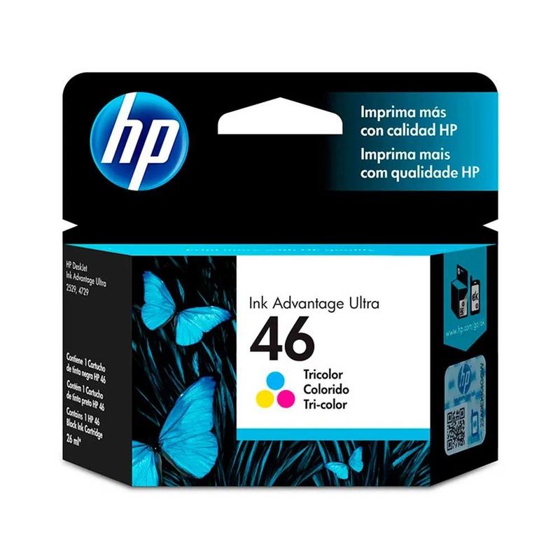 HP - Cartucho de tinta hp 46-tricolor