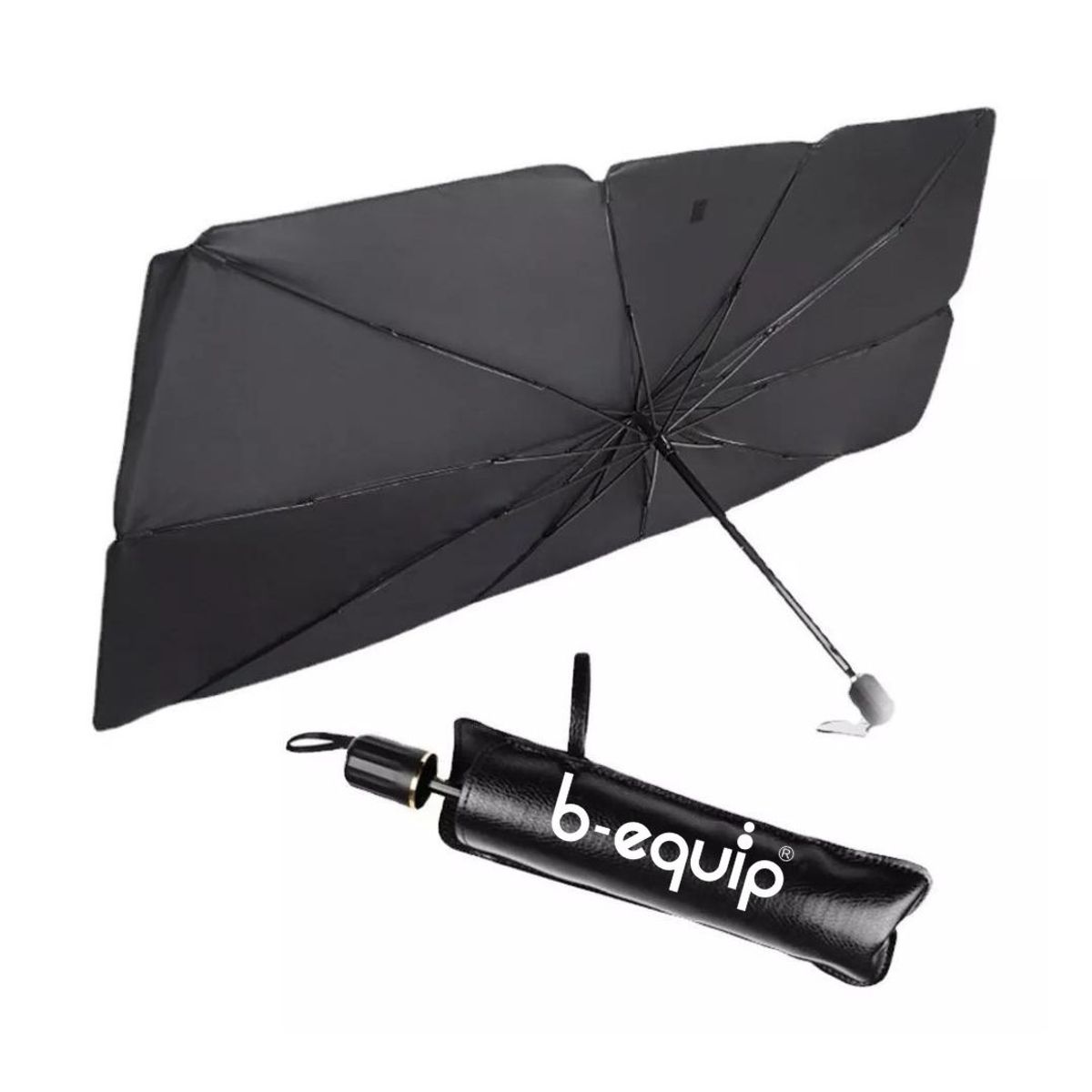 B EQUIP - Sombrilla Parasol Tapasol Carro Protección Solar Talla L