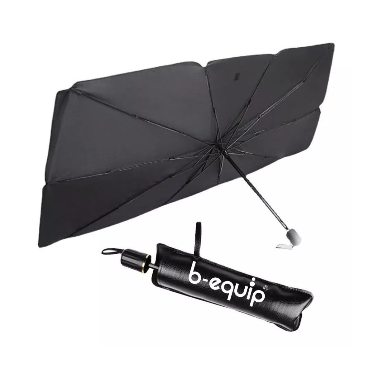 B EQUIP - Sombrilla Parasol Tapasol Carro Protección Solar Talla L