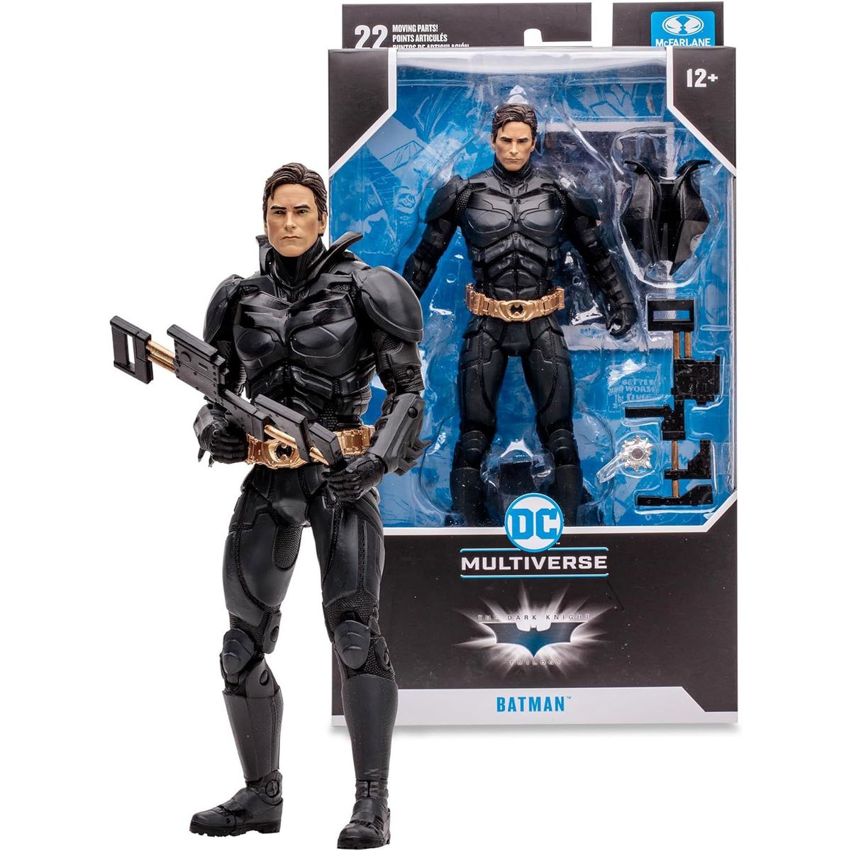 DC COMICS - Figura Batman Kong Sky Dive Dark Knight Trilogy Dc Mcfarlane